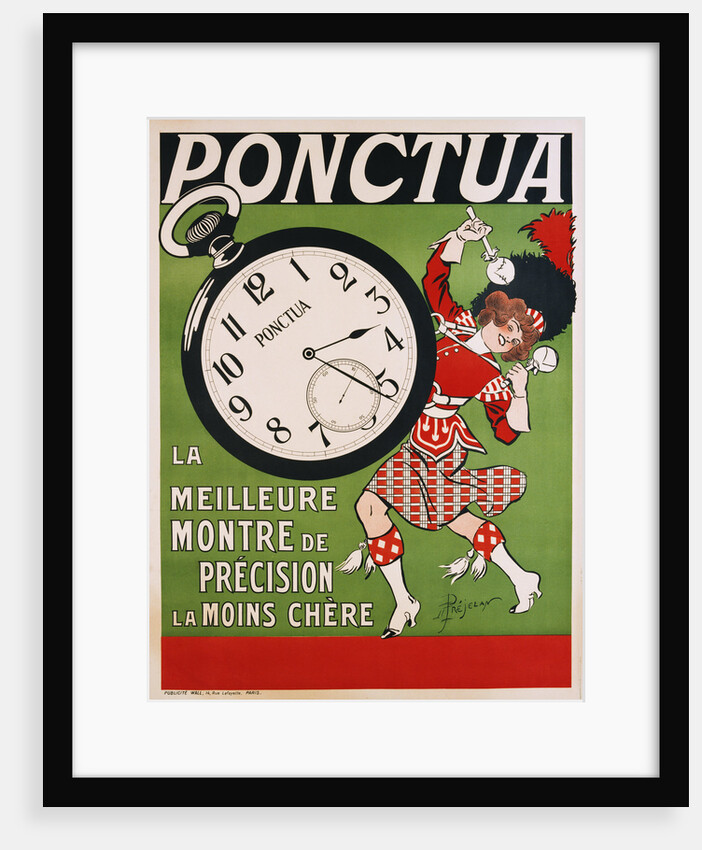 Ponctua Poster by Rene Prejelan