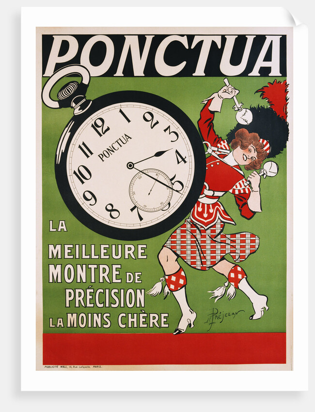 Ponctua Poster by Rene Prejelan
