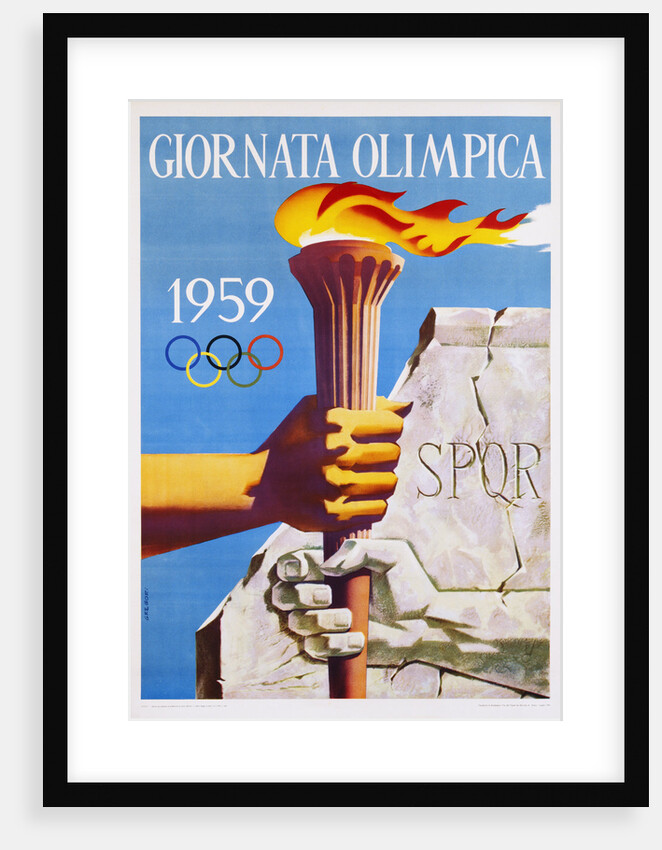 Giornata Olimpica 1959 Poster by Nino Gregori