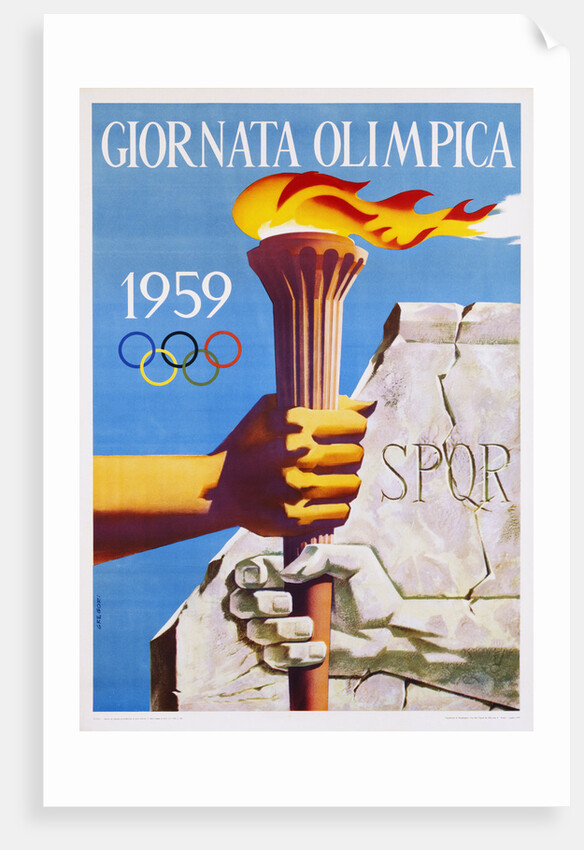 Giornata Olimpica 1959 Poster by Nino Gregori
