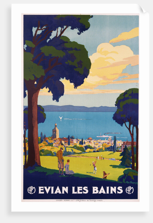Evian Les Bains Poster by Geo Francois