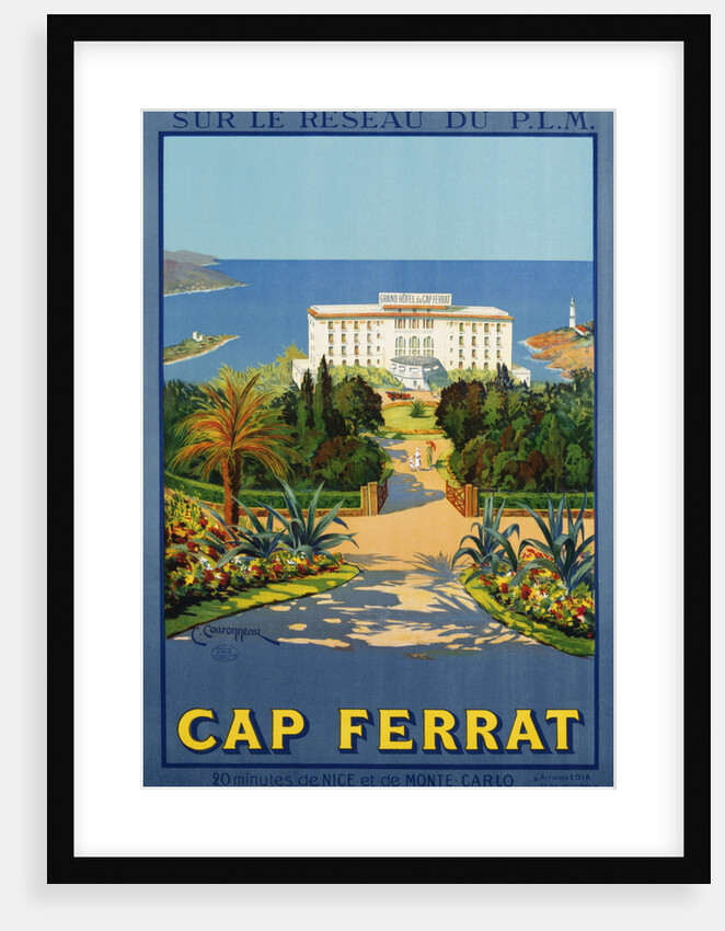 Cap Ferrat Poster by C. Couronneau