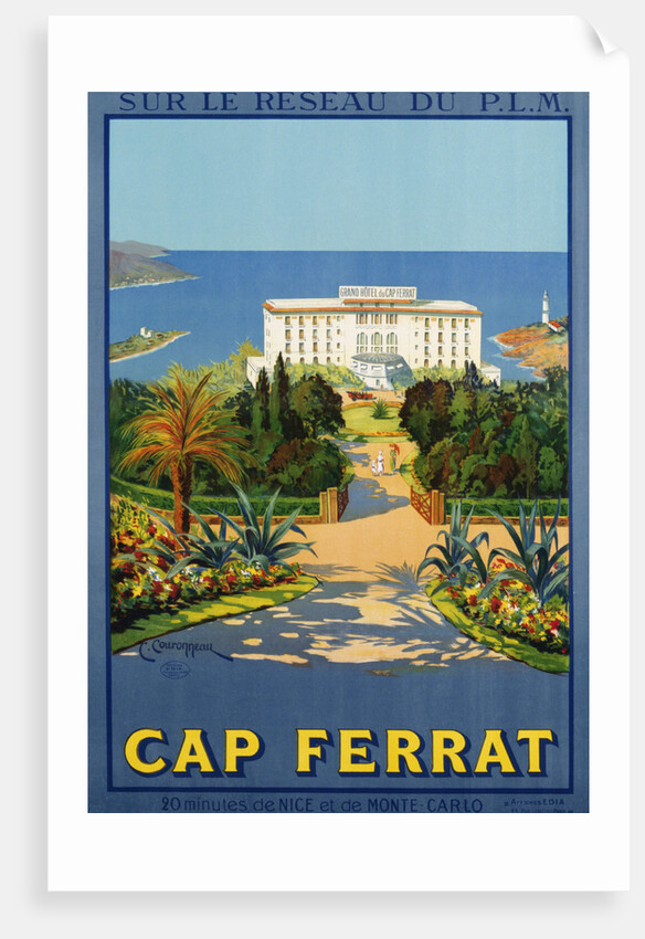 Cap Ferrat Poster by C. Couronneau