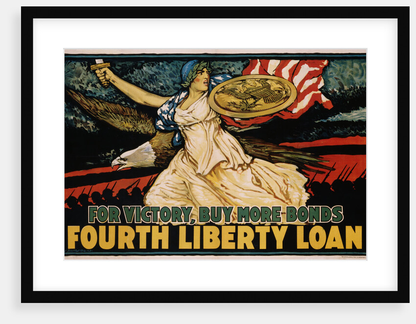 For Victory, Buy More Bonds - Fourth Liberty Loan Poster by J. Scott Williams