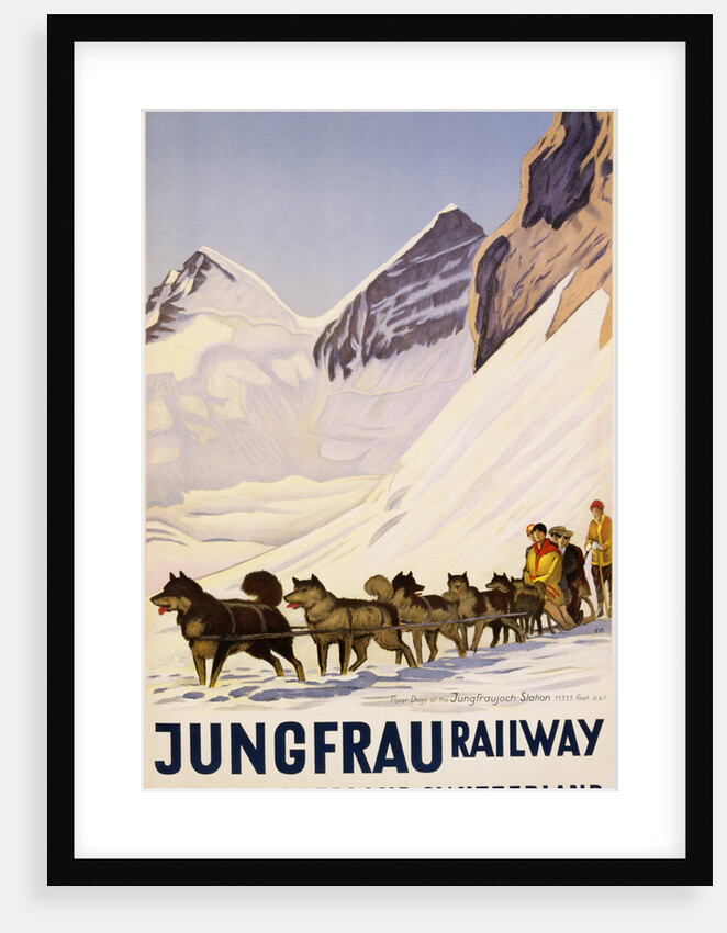 Jungfrau Railway Poster by Anonymous