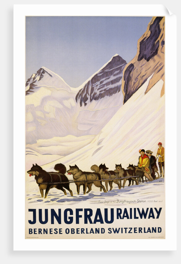 Jungfrau Railway Poster by Anonymous