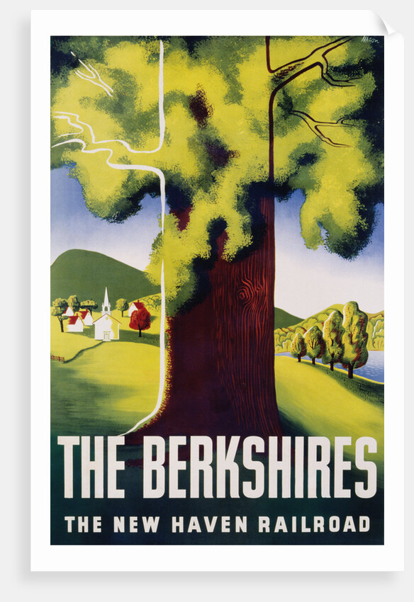 The Berkshires Poster by Ben Nason