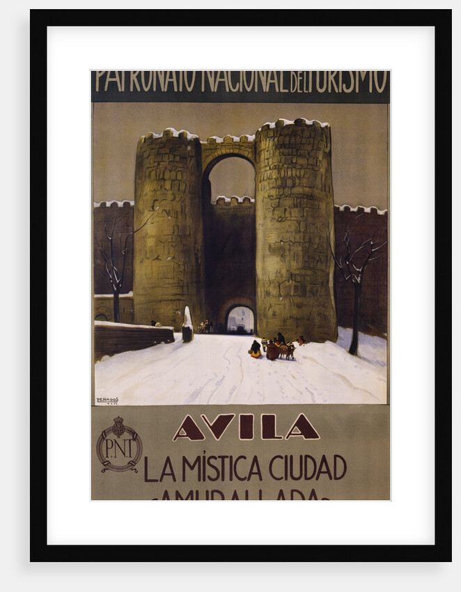 Avila - La Mistica Ciudad - Amurallada Poster by Penagos