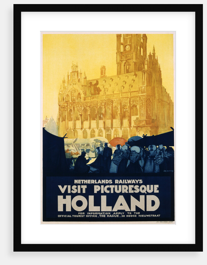 Visit Picturesque Holland Poster by Joseph Rovers