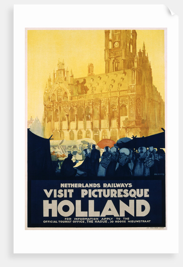 Visit Picturesque Holland Poster by Joseph Rovers