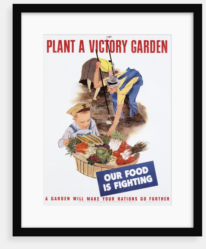 Plant a Victory Garden Poster by Anonymous