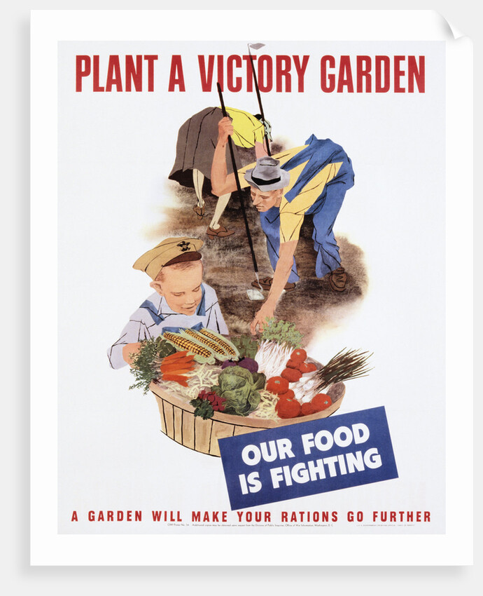 Plant a Victory Garden Poster by Anonymous