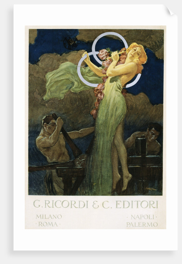 G. Ricordi & C. Editori Poster by Leopoldo Metlicovitz