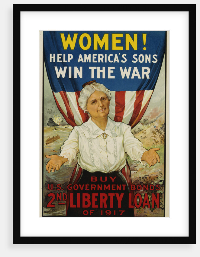 Women! Help America's Sons Win the War Poster by R.H. Porteous