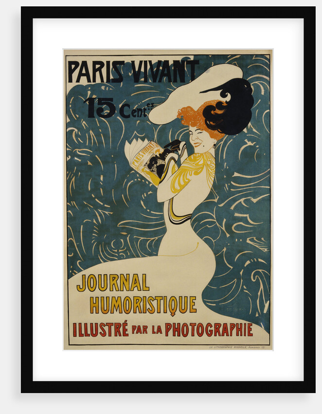 Paris Vivant Poster by Edmond Marie Petitjean