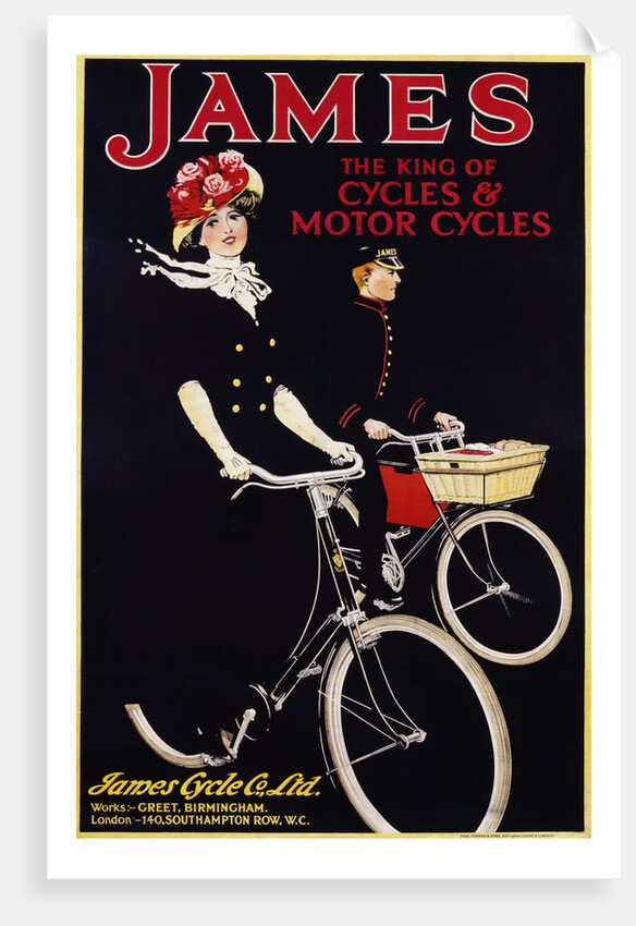 James - The King of Cycles & Motorcycles Poster by Anonymous
