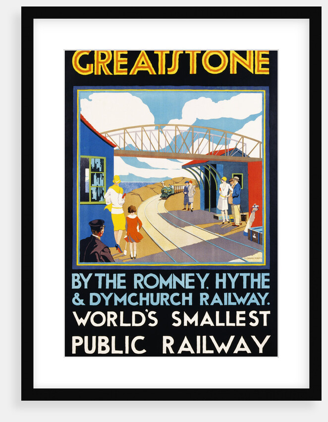 Greatstone - World's Smallest Public Railway Poster by N. Cramer Roberts