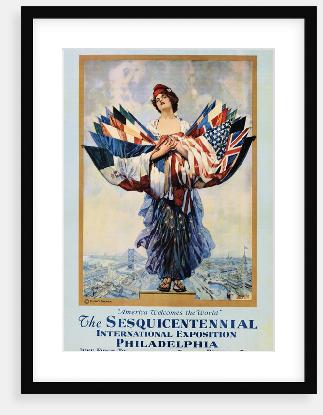 The Sesquicentennial International Exposition - Philadelphia 1926 Poster by Dan Smith
