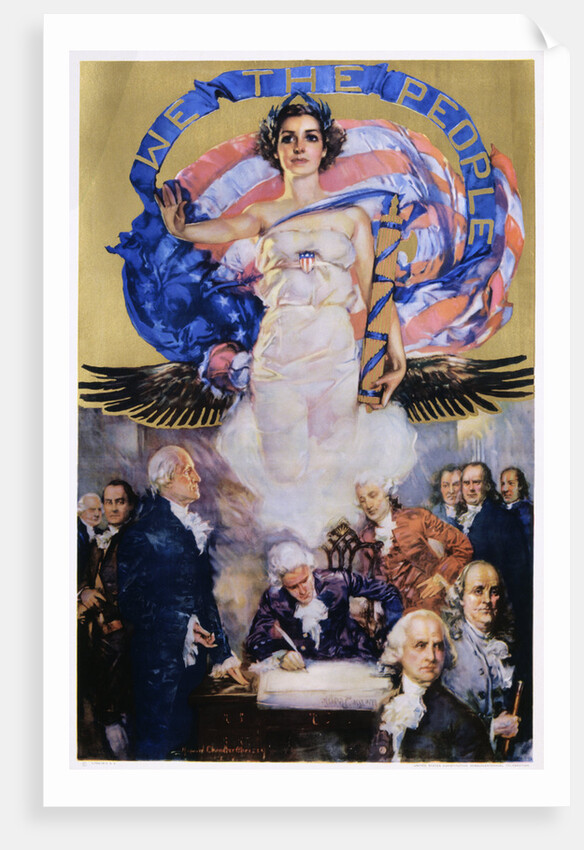 We the People Poster by Howard Chandler Christy
