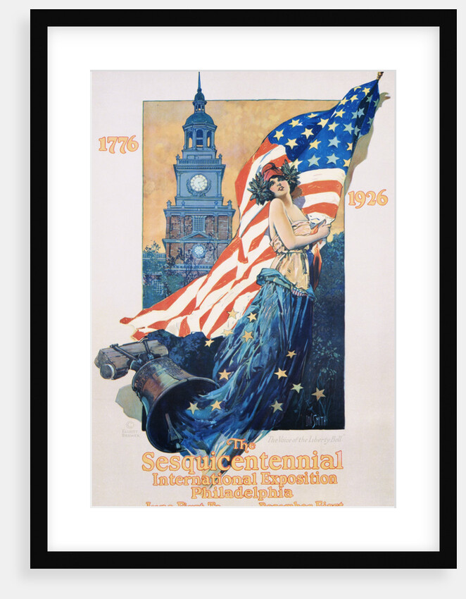 The Sesquicentennial International Exposition Poster by Dan Smith