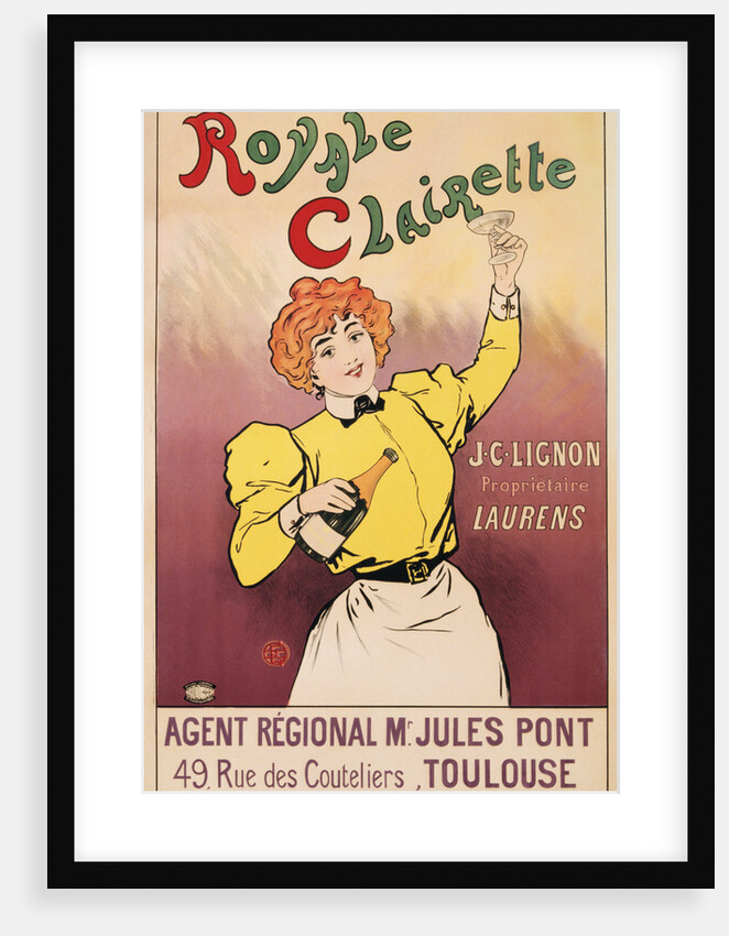 Royale Clairette Poster by Anonymous