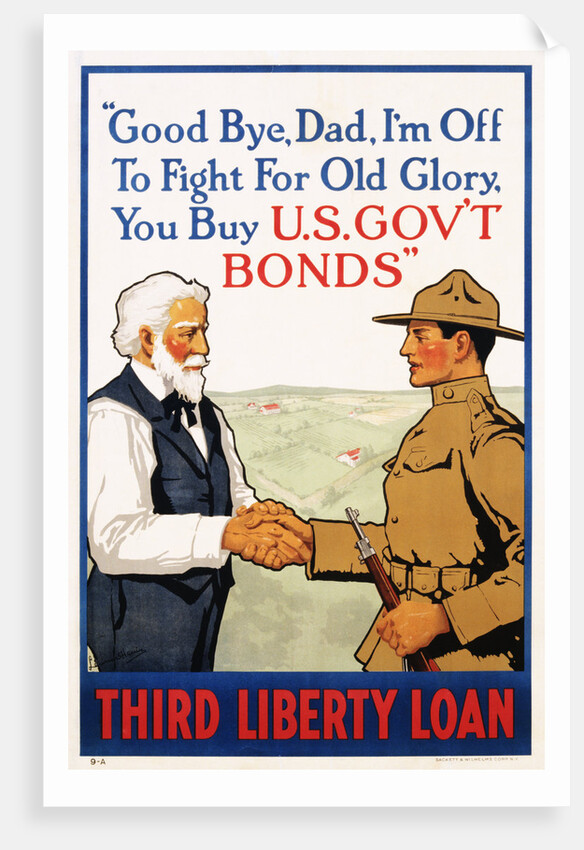 Third Liberty Loan Poster by Laurence Harris