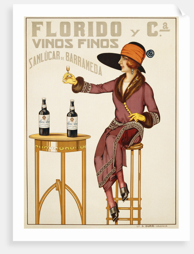 Poster for Florido and Company Fine Wines by Anonymous