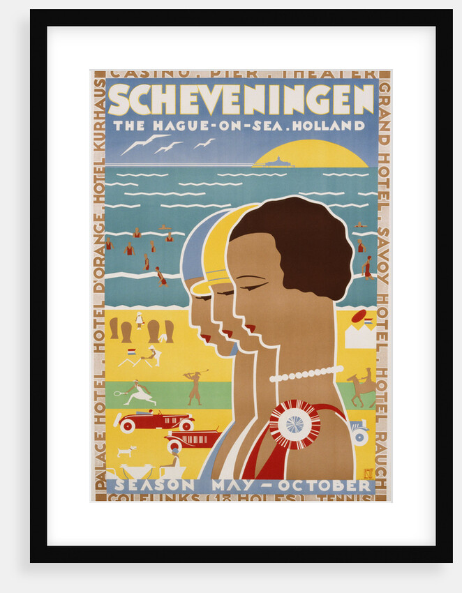 Scheveningen - The Hague-On-Sea - Holland Poster by Louis Kalff