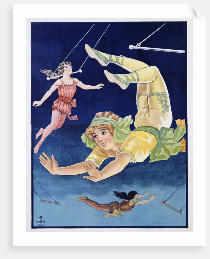 Poster of Stock Trapeze Artists by Anonymous