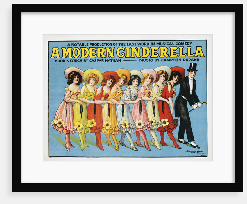 Poster Advertisement for A Modern Cinderella by Anonymous