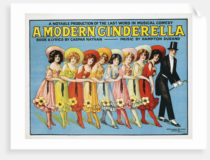 Poster Advertisement for A Modern Cinderella by Anonymous