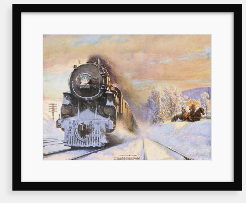 When Winter Comes, New York Central Lines by Walter L. Green