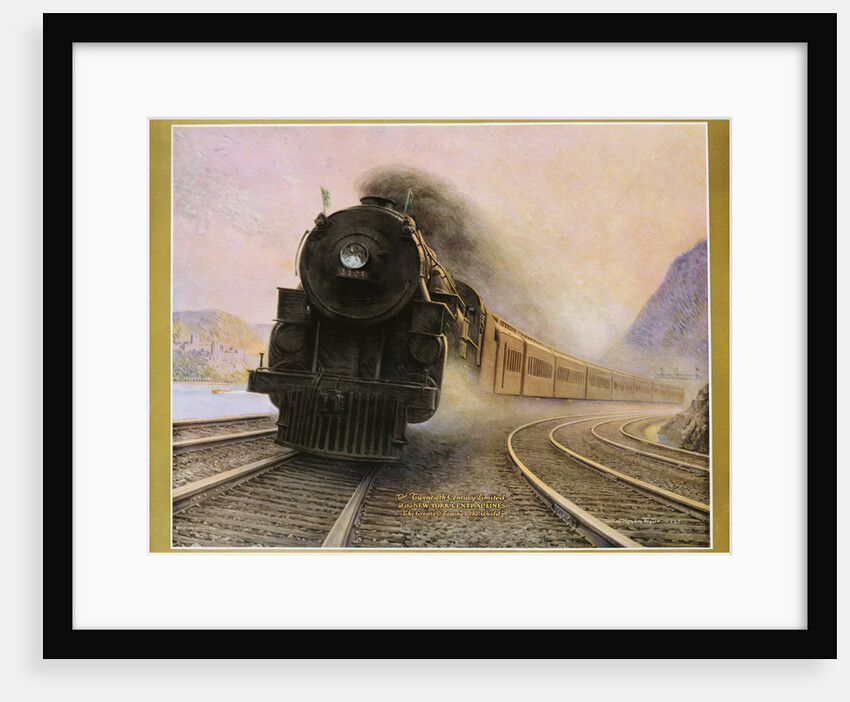 The Twentieth Century Limited of the New York Central Lines Poster by W.H. Foster