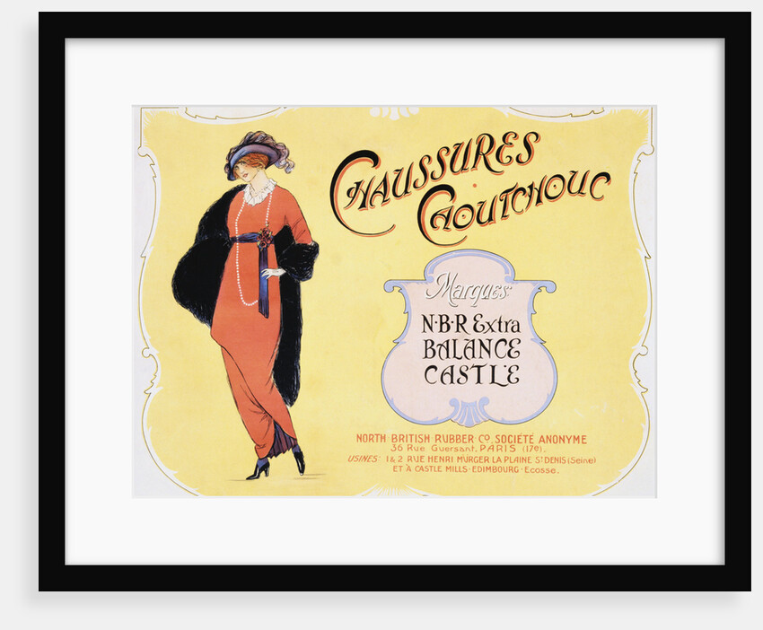 Chaussures Caoutchouc Advertisement by Anonymous