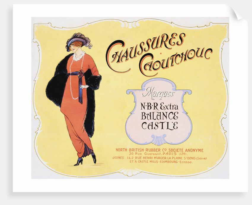 Chaussures Caoutchouc Advertisement by Anonymous