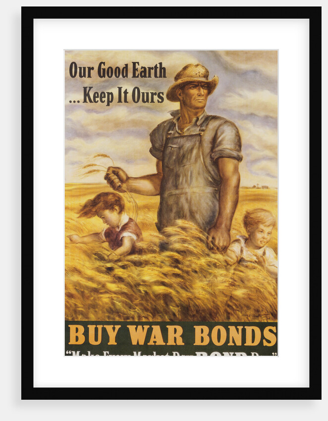 Our Good Earth...Keep it Ours War Bonds Poster by John Steuart Curry