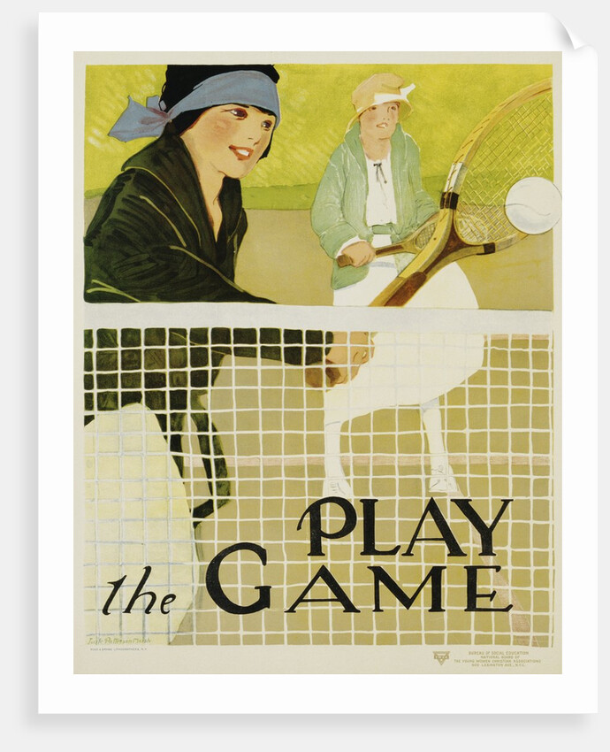 Play the Game Poster by Lucile Patterson Marsh