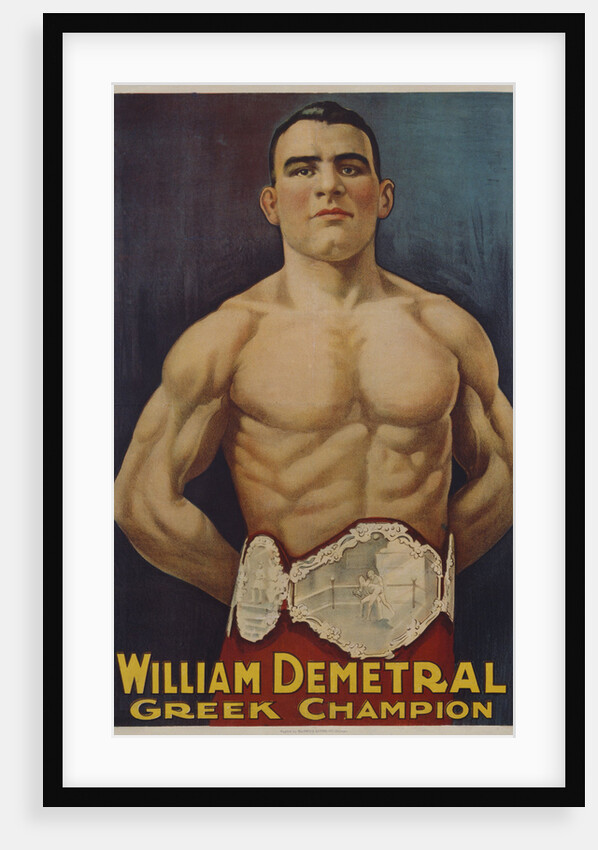 William Demetral Greek Champion Poster by Anonymous