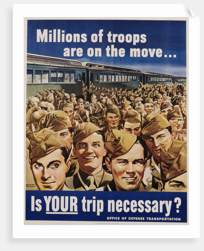 Is Your Trip Necessary? Poster by Montgomery Melbourne