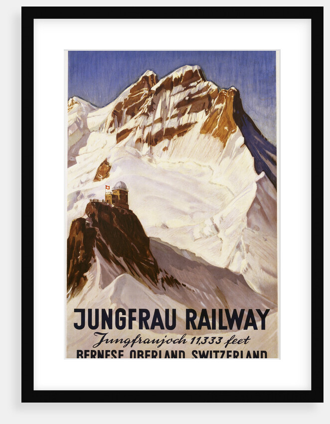 Jungfrau Railway Poster by E. Hovel