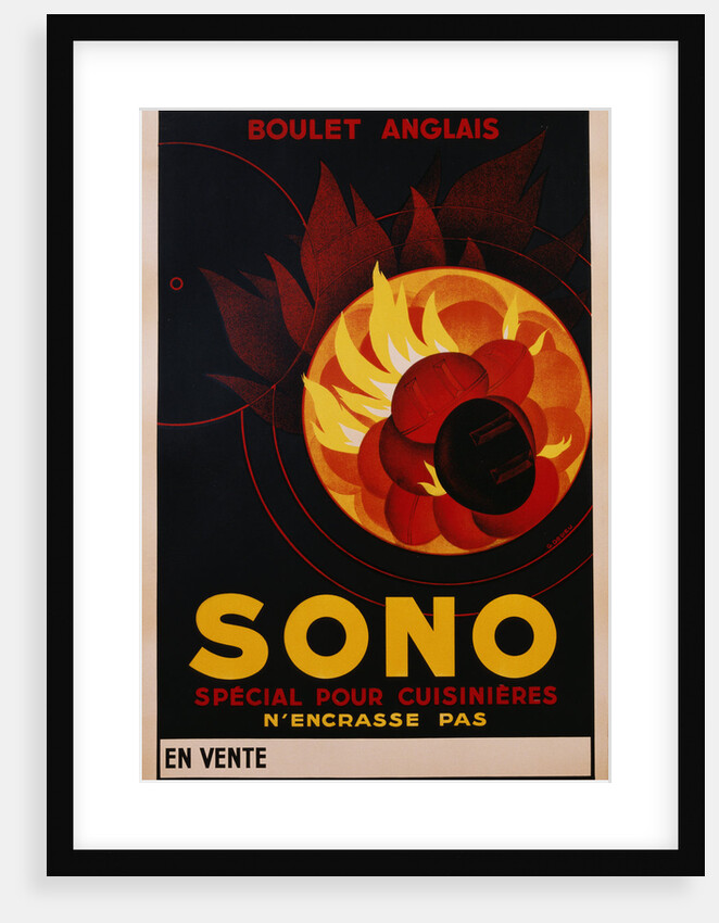 Poster Advertisement for Sono Kitchen Stove Fuel by Anonymous