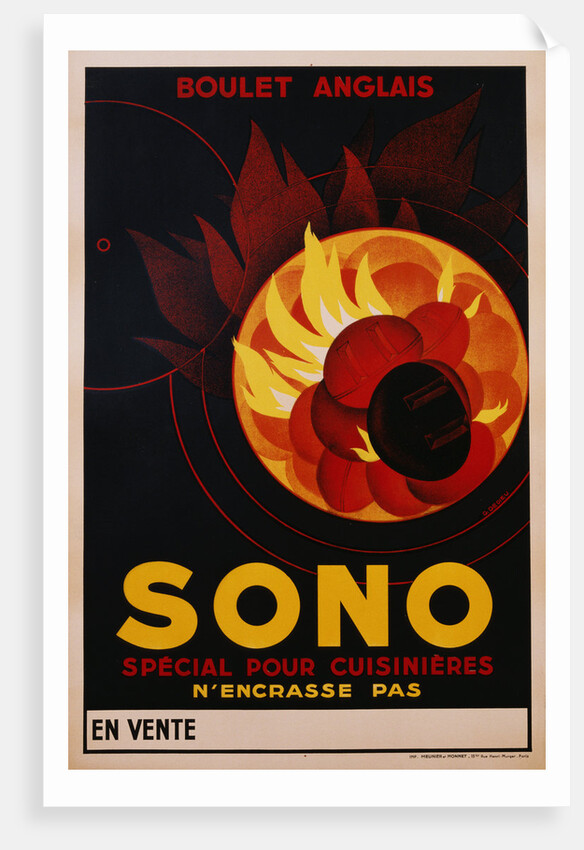 Poster Advertisement for Sono Kitchen Stove Fuel by Anonymous