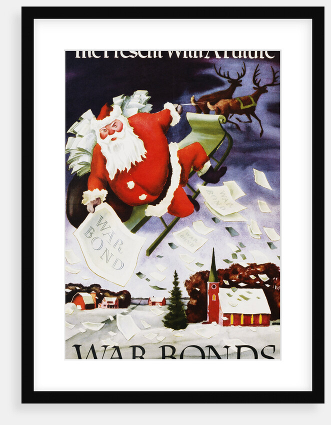 The Present with a Future War Bonds Poster by Adolf Dehn