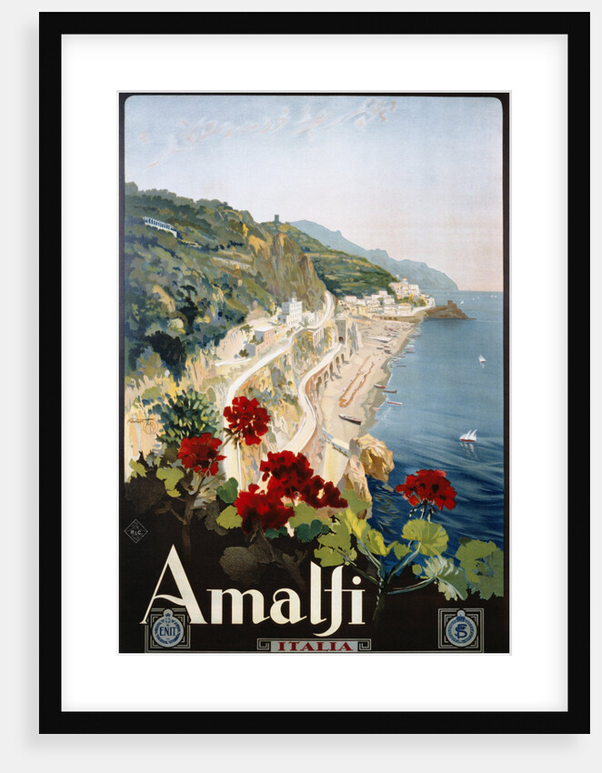 Amalfi Poster by Mario Borgoni