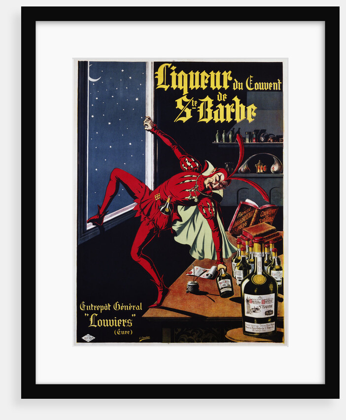 Liqueur du Convent de Ste. Barbe Poster by L. Conchon