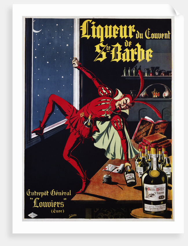Liqueur du Convent de Ste. Barbe Poster by L. Conchon