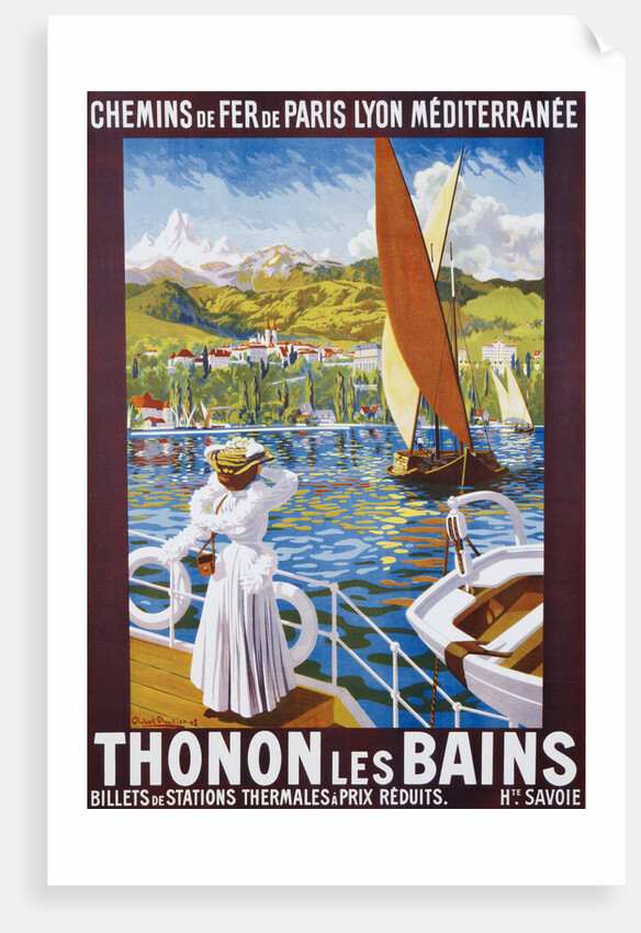 Thonon les Bains Poster by Robert Boullier