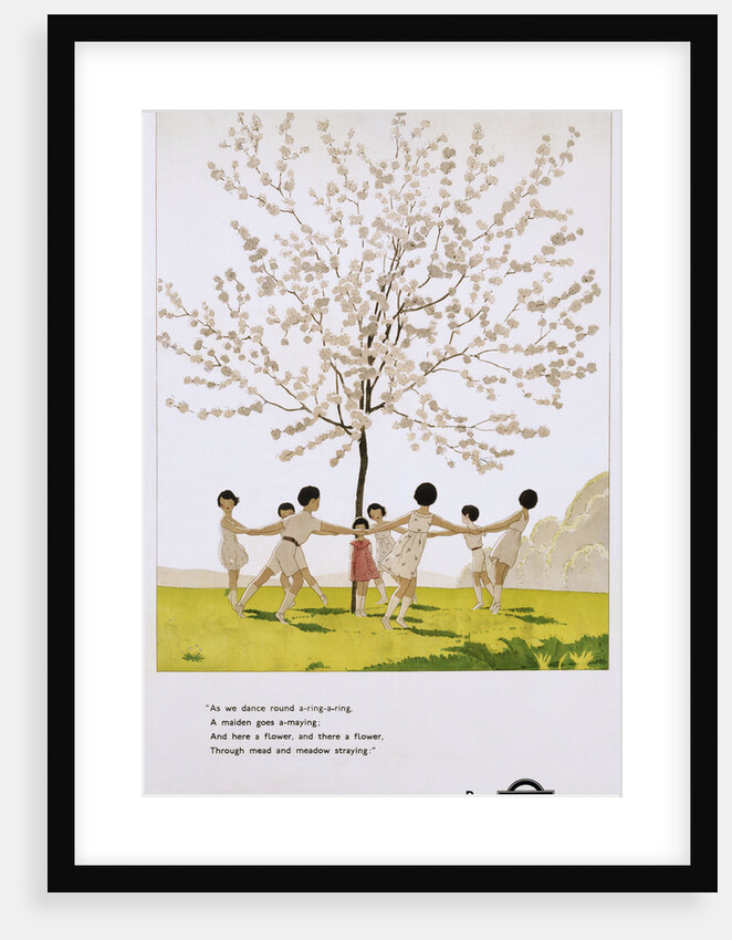 As We Dance Round a Ring-a-Ring Poster by Andre-Edouard Marty