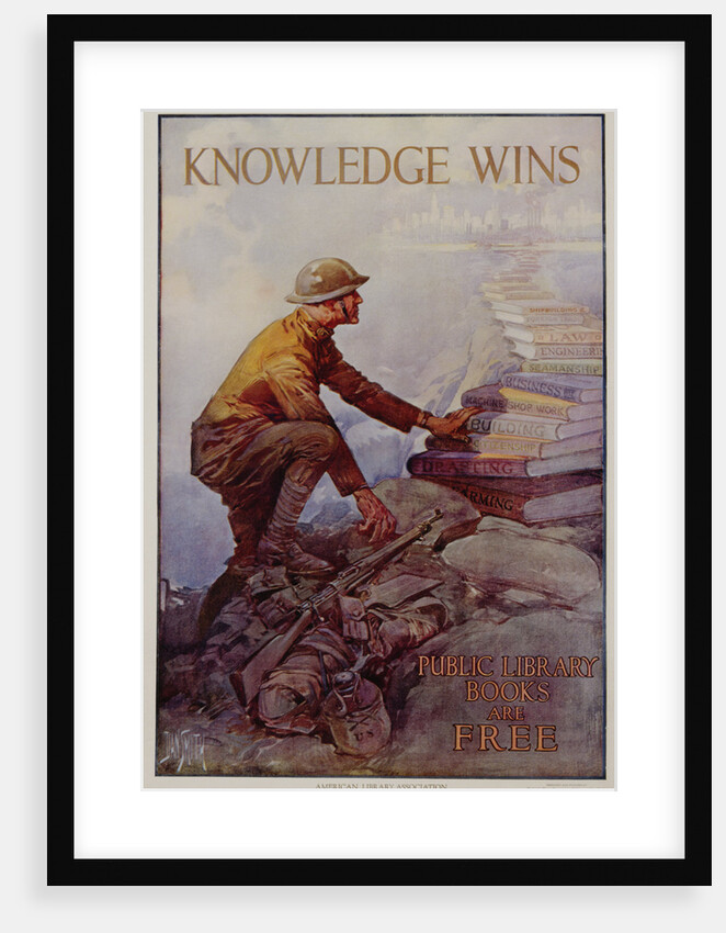 Knowledge Wins Poster by Dan Smith