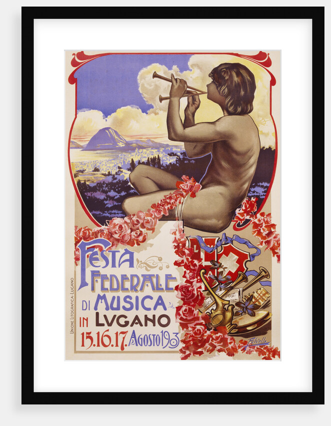 Festa Federale di Musica in Lugano Poster by Fulvelle